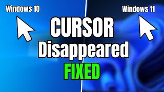 fix mouse cursor disappeared on windows 10/11 in 2024