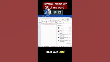 Tutorial membuat QR di ms word #shortsfeed #excel #word #tutorial #tutorialmsword #tutorialmsexcel