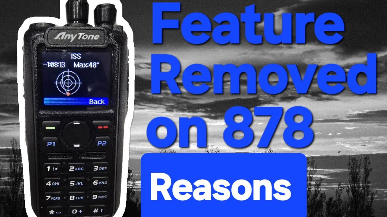 Anytone 878 important feature removed