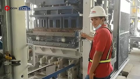 Honduras ZENITH 900C/ ZENITH 1000C Fully Automatic Blocks Factory with Movable Steel Rack System