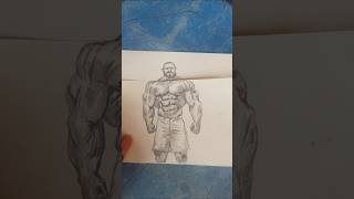 body builder real identity 😜 #bodybuilder #drawing #sketch