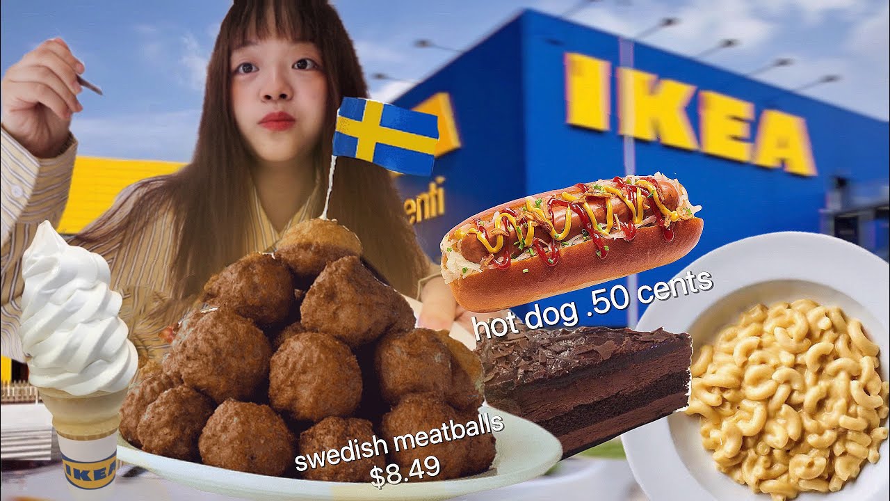 ем *ТОЛЬКО* еду из IKEA в течение 24 часов (+ покупаю мебель для нового дома!)