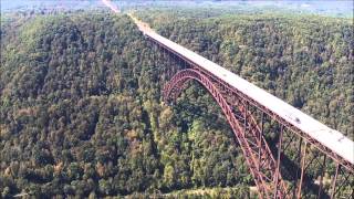 Drone Flight over the New River Gorge Bridge