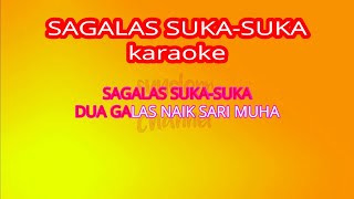 karaoke SAGALAS SUKA-SUKA (lagu Dayak) versi 2020
