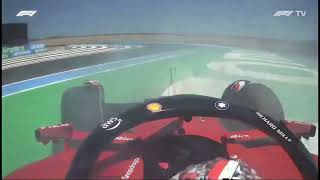 Charles Leclerc Onboard Crash | 2022 French GP