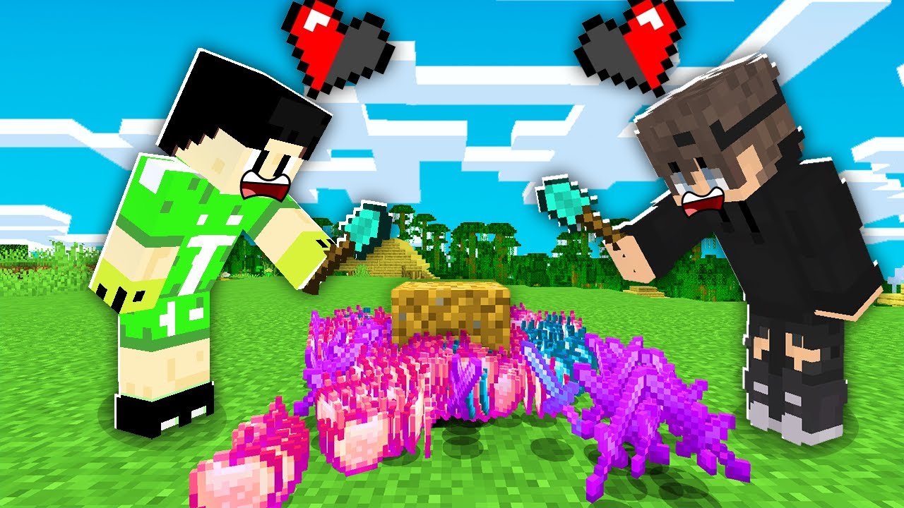 ماين كرافت الديرت يعطي اغراض اسطورية ولكن انا نص قلب !!