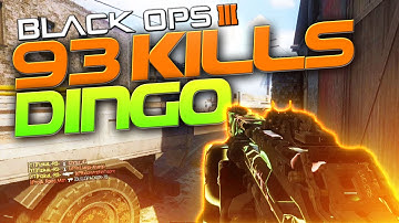 BLACK OPS 3: "93 KILLS WITH DINGO"! "INTENSE GAME AGAINST PARTY"! (BO3 Multiplayer Gameplay)