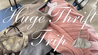 COME ON A HUGE THRIFT TRIP WITH ME!