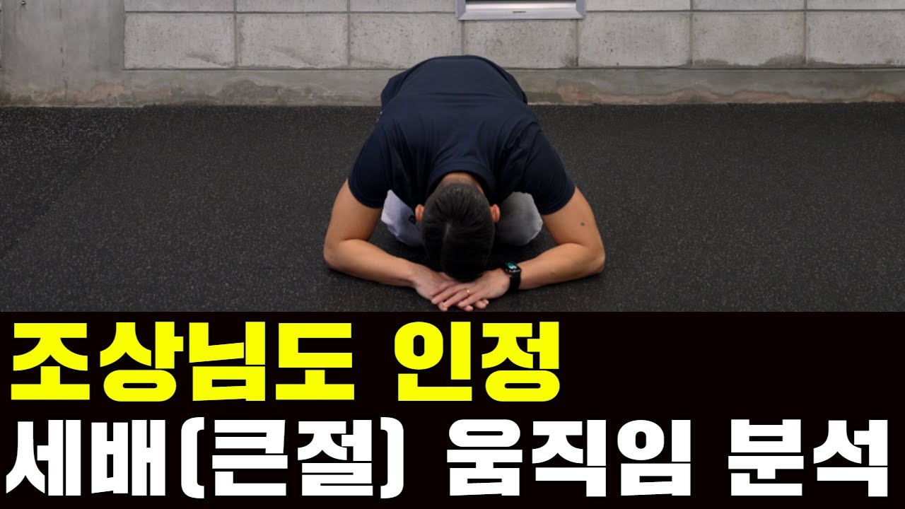큰절의 자세 분석을 통한 부상예방 전략
