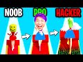 NOOB vs PRO vs HACKER In CARPET ROLLER! (MAX LEVEL!)