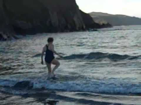 Daphne Watkins Swimming on Christmas Day 2009!