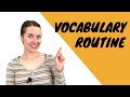 My vocabulary learning routine | Learn vocabulary fast