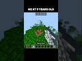 POV ME AT 9 YEARS OLD #shorts #short #feed #shortsfeed minecraft
