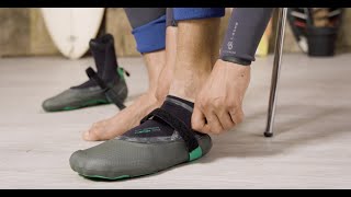 How to put on wetsuit boots