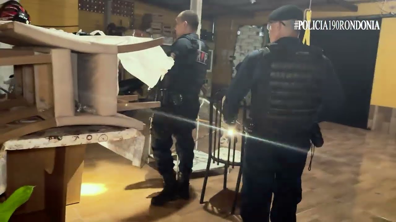 TENTOU ROUBAR A CASA, MAS A POLÍCIA CHEGOU ANTES