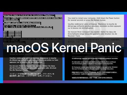 macOS Kernel Panic History