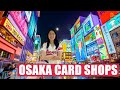 Two card shops in one day in osaka japan