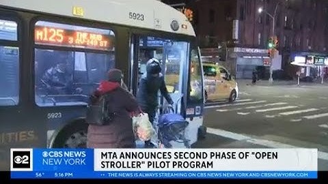 MTA announces second phase of Open Stroller pilot program