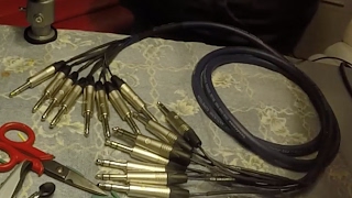 Studio Snake PRO PT.1 - 2mt. 8x8 TRS Sommer Cable...Let's do it! (Van Damme Vs. Neutrik)