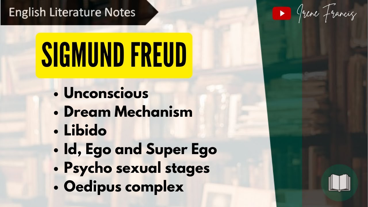 Sigmund Freud | Psychoanalytic Theory | IRENE FRANCIS