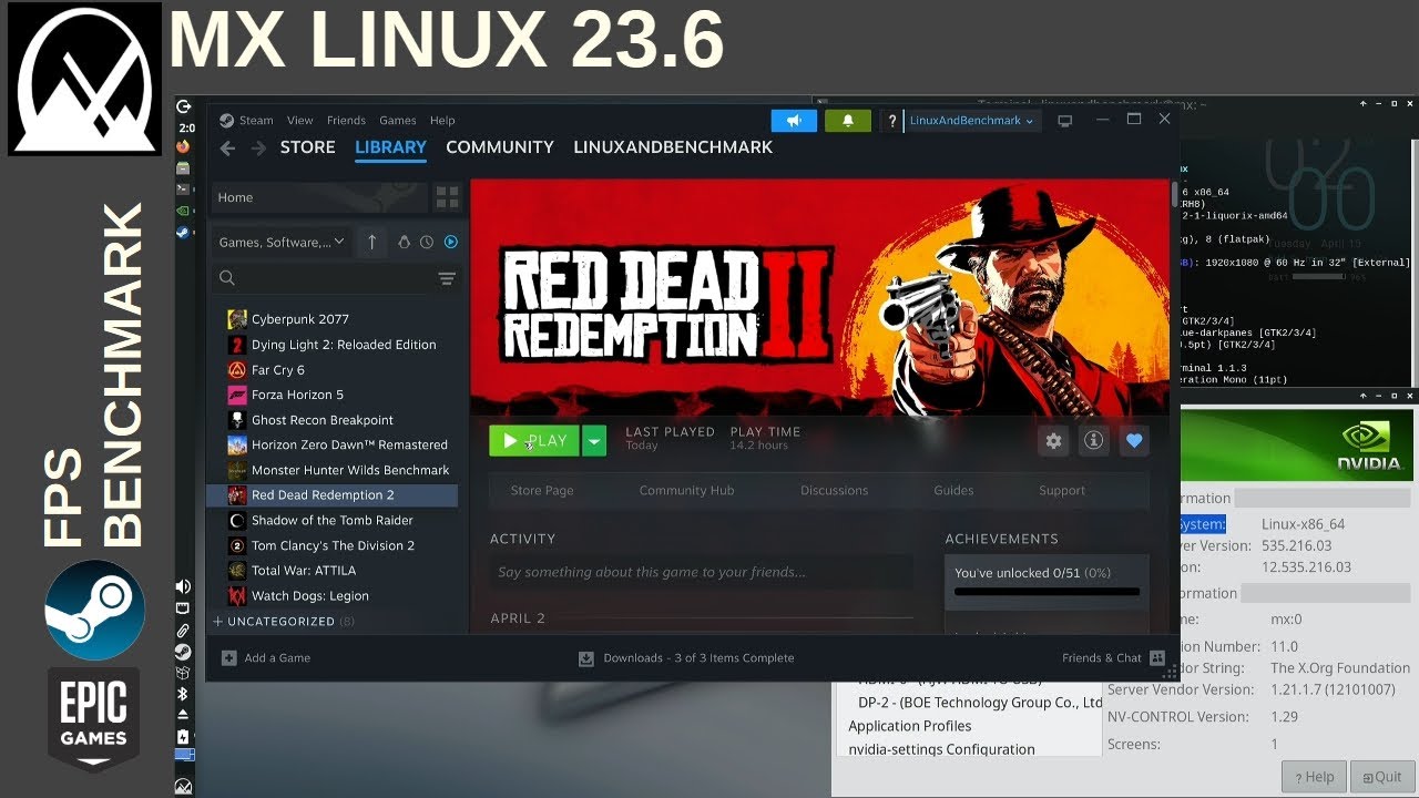 MX LINUX Gaming Performance | Gaming on Linux - YouTube
