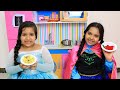 السا ضد انا تحدي الطبخ !!! Elsa vs Anna Food COOKING Competition