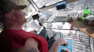 Climb to the top of the 360foot tower crane at The Moderne Apartment High Rise in Milwaukee