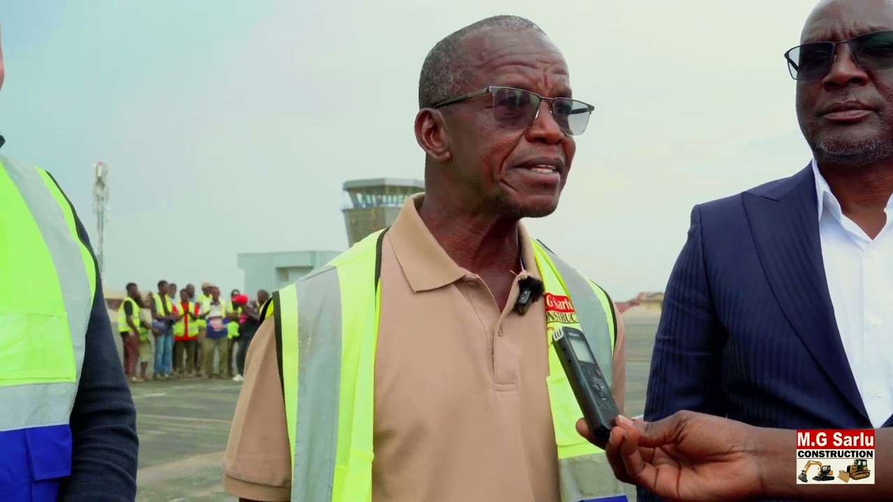  La société Mont Gabaon amène une délégation Serbe pour lancer les travaux de marquage.