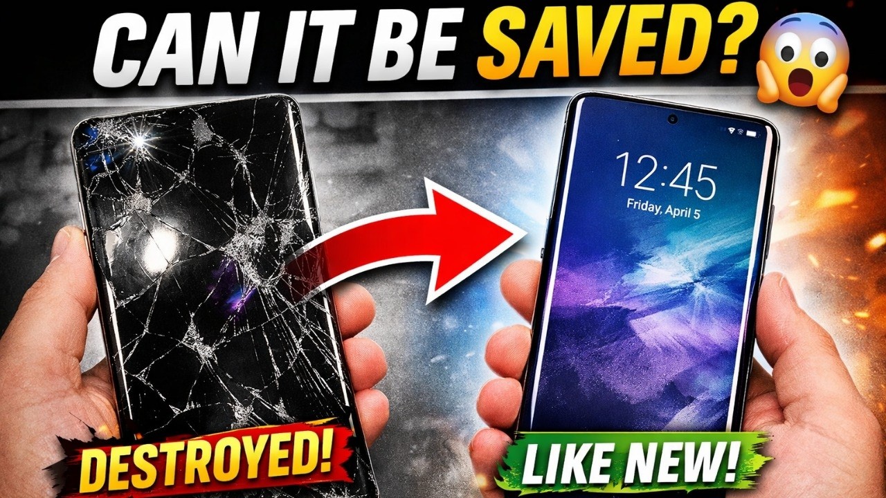 Can We Save This Samsung Galaxy S20 Ultra? Full Screen Replacement! 😳🔧 [ASMR]