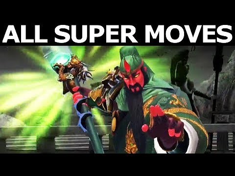 Fight Of Gods - All Super Moves (Steam Indie Fighting Game 2017)