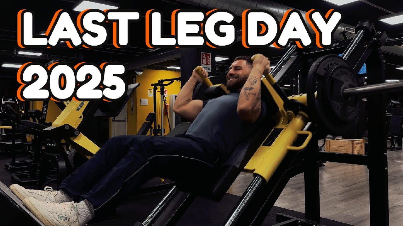 ULTIMO ALLENAMENTO GAMBE DEL 2025