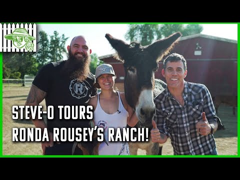Ronda Rousey And Travis Browne Give Steve-O A Tour Of Their Sustainable Farm
