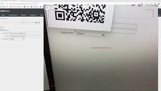 HxGN EAM Mobile: Using QR code to populate connection id (tenant), server address, and organization. screenshot 5