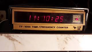 Pride TF-1000 Clock/Frequency Counter good test