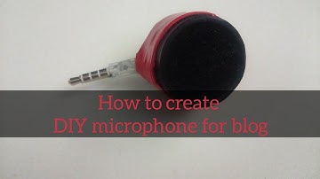 Diy Mini Microphone Simple Invention