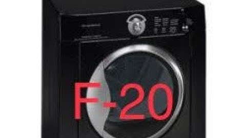✨ Front Load Washer - F20 Error - EASY FIX ✨