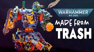 how to build an Ork Stompa out of Trash