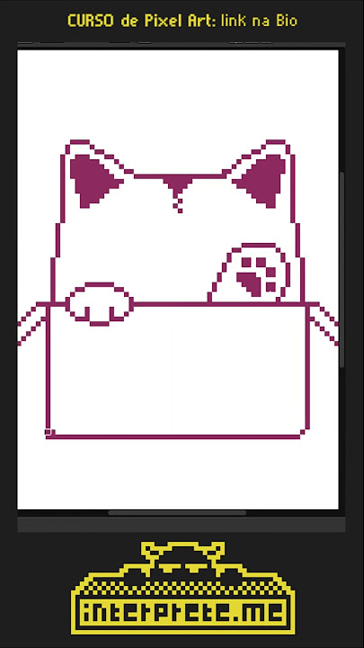 👽 VOCÊ ACREDITA? 👾 Desenhando Gato ET em Pixel Art 