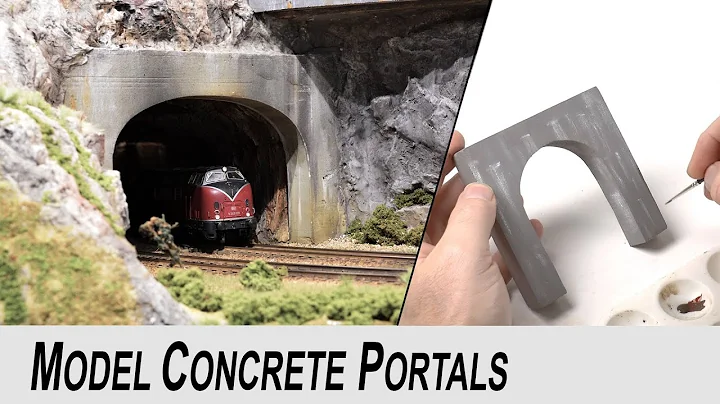 Model Realistic Concrete Tunnel Portals Easy