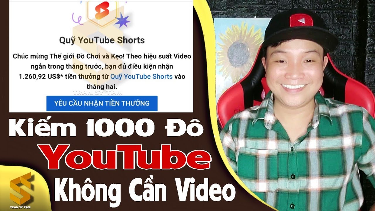 ro pc  Update New  Cách Kiếm 1000 Đô Trên YouTube - Bằng Video Ngắn Dưới 60 Giây - Không Cần Quay Video