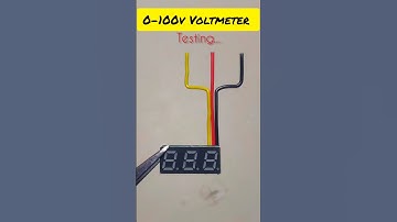 DC Voltmeter Testing 🔥🔥#shorts #viral #trending #electronic #electroeshu