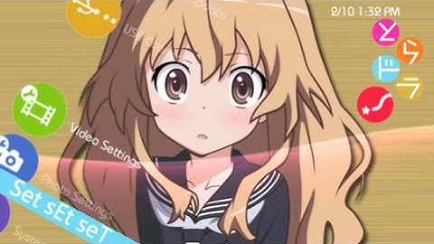 Toradora! Dynamic PSP Theme