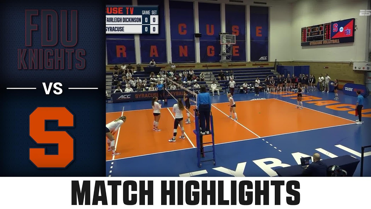 FDU vs. Syracuse Match Highlights | 2026 ACC Volleyball