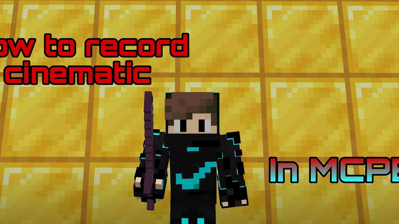 How to record cinematic in MCPE|| In Minecraft || Sumu bhai gaming ...