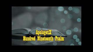 Watch Apologetix Hundred Nineteenth Psalm video