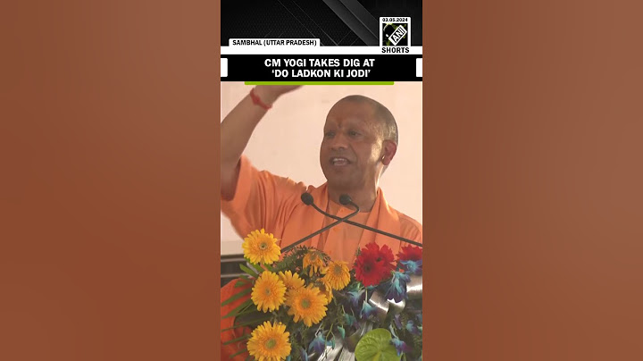 “Do ladkon ki Jodi”, CM Yogi takes a dig at Rahul Gandhi and Akhilesh Yadav