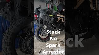 Honda Transalp 750 | Cheap AliExpress muffler #advbike #adventurebike #exhaustsound