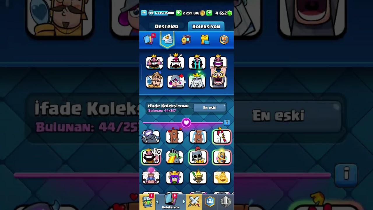 44 SEVİYE 7700 KUPA 2 EVRİM 14 MAX KART videosu