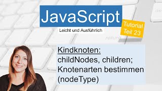 childNodes und children, JavaScript Tutorial deutsch Teil 23