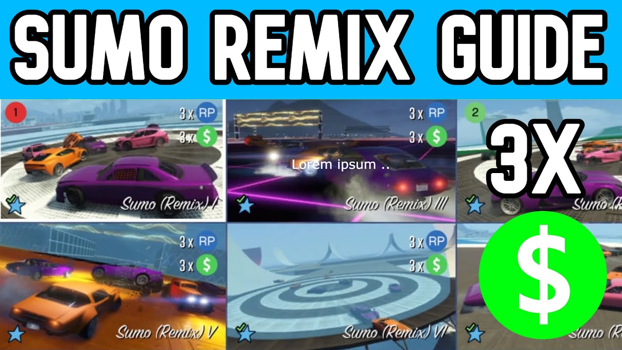 How To Play Sumo In Gta 5 Gta 5 Sumo Remix Guide - How To Play Sumo (Remix) 3X GTA$ - YouTube